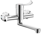 Mechaniczna Bateria ścienna do umywalki z regulatorem ciśnienia , uchwyt Higiena