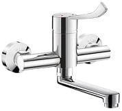 Mechaniczna Bateria ścienna do umywalki z regulatorem ciśnienia , L.150, uchwyt Higiena