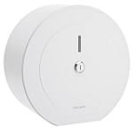 Pojemnik na papier toaletowy , mały - 200 m , Inox , biały epoksyd