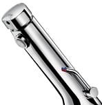 TEMPOSOFT MIX Czasowa bateria stojąca do umywalki , zawory odcinaj , dźwignia LH