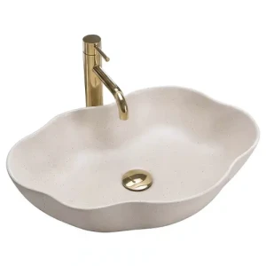 Umywalka nablatowa Rea Pearl Warm