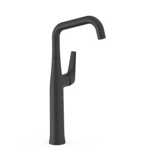 TRES FUJI Bateria jednouchwytowa XL umywalkowa z boczną dźwignią, czarny mat