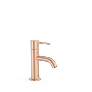 STUDY Bateria jednouchwytowa umywalkowa- matowe różowe złoto 24K