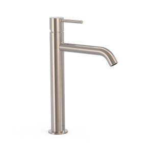 STUDY Wysoka bateria jednouchwytowa umywalkowa- kolor stal