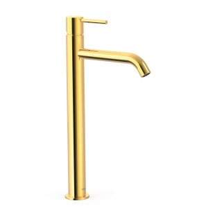 STUDY Bateria jednouchwytowa umywalkowa XL- złoto 24K