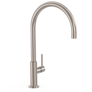 STUDY Bateria jednouchwytowa XL umywalkowa z boczną dźwignią- kolor stal