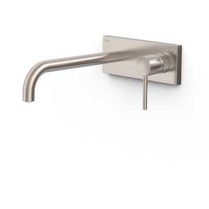 STUDY Elementy zewnętrzne do podtynkowego korpusu baterii umywalkowej- kolor stal