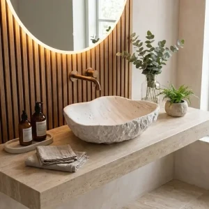 Umywalka nablatowa Rea Isla Shiro