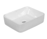 LUNEZA GRANDE SLIM Umywalka nablatowa 52x41 cm , biała