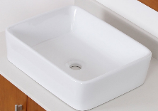 ANITA N Umywalka nablatowa 48x36,5 cm , biała