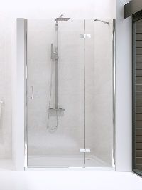 New RENOMA  Drzwi prysznicowe  120 cm  wnękowe L