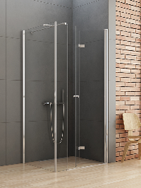 NEW SOLEO PLUS  kabina prysznicowa 100x80 cm prostokątna P