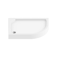 New Maxima  Brodzik zintegrowany  L  100x80 cm asymetryczny