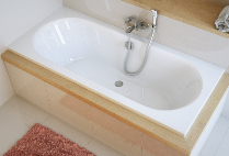 OCEANA Wanna akrylowa prostokątna 160x75 cm , biała 