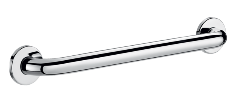 Poręcz prosta Ø32, 400 mm  Inox błyszczący