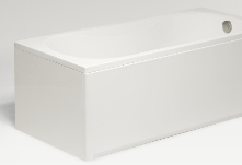 Obudowa boczna do wanny , 75x56 cm , biała