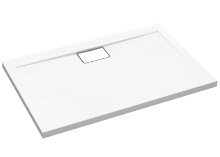 VEGAR BIAŁY Brodzik akrylowy prostokątny posadzkowy 120x80x1,5 cm