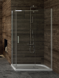 NEW KOMFORT  Kabina prysznicowa  100x80 prostokątna