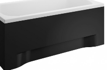 Obudowa akrylowa do wanny prostokątnej - front 170x58 cm , czarny