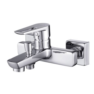 MILLE Bateria mechaniczna wannowo-natryskowa, jednouchwytowa , ze stałą wylewką 