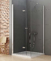 NEW SOLEO  kabina prysznicowa 90x70 cm prostokątna L