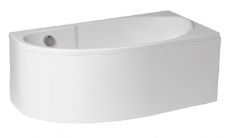 MIKI Wanna narożna asymetryczna P 145x85 cm