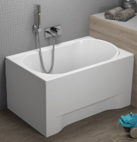 MINI Wanna prostokątna dla dzieci , 100x65cm , biała