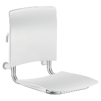 Siedzisko natryskowe zdejmowane do zawieszenia , Inox satynowy