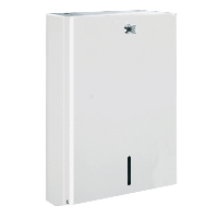 Podajnik ścienny na ręczniki papierowe, 750 odcinków , epoksyd biały