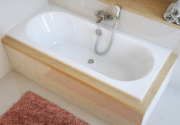 OCEANA Wanna akrylowa prostokątna 180x80 cm , biała