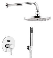 FUTURO Zestaw natryskowy podtynkowy z baterią , deszczownica 30 cm , chrom