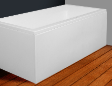 Obudowa czołowa do wanny , 200x58 cm , biała