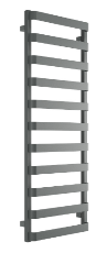METEOR 137 Grzejnik łazienkowy 137x50 cm , szary metalik