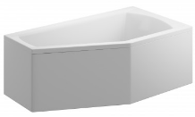 SELENA Wanna narożna asymetryczna P 160x90 cm