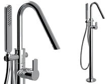 SURF Bateria wannowa wolnostojąca , chrom