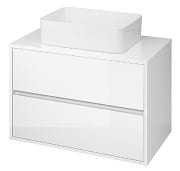 CREA Szafka wisząca z blatem uniwersalnym 80 cm , biała