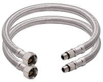 Wężyk przyłączeniowy elastyczny 45 cm , chrom