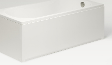 Obudowa czołowa do wanny , 140x56 cm , biała