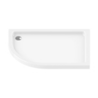 Maxima Ultra  Brodzik posadzkowy  P 100x80 cm asymetryczny styropian