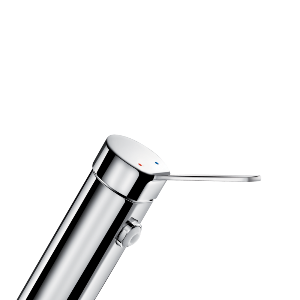 BIOSAFE Bateria mechaniczna do umywalki 80 mm z higienicznym wyjściem