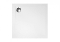 GEOS Brodzik akrylowy posadzkowy kwadratowy 80x80x1,5 cm