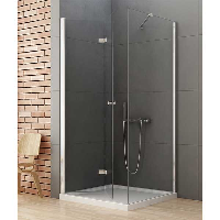 NEW SOLEO  kabina prysznicowa 90x90 cm kwadratowa L