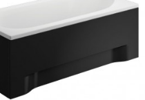 Obudowa akrylowa do wanny prostokątnej Medium - bok 75x52 cm , czarna