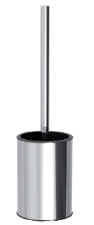 Pojemnik ze szczotką WC , ścienny, bez pokrywy , Inox błyszczący