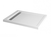 WEST ® Brodzik akrylowy prostokątny posadzkowy 140x80x3 cm