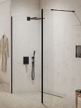 NEW MODUS BLACK Kabina prysznicowa walk in 90/70 cm