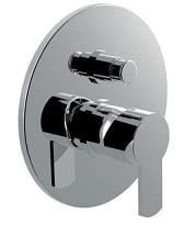 SURF Bateria natryskowa podtynkowa z przełącznikiem , chrom