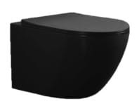 SINTO BLACK Misa WC podwieszana , bezrantowa , czarna