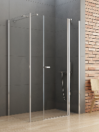 NEW SOLEO PLUS  kabina prysznicowa 110x90 cm prostokątna 